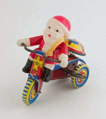 "Santa on Bike"